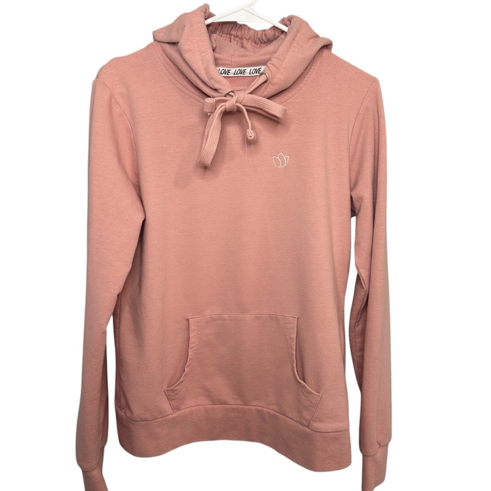 Dutch Bros Women’s SMALL+MEDIUM+LARGE Pink Lightweight Hoodie Tulip VINTAGE DB